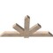 Ekena Millwork Kennewick Smooth Timber Gable Bracket, Douglas Fir, 60"W x 30"H x 3 1/2"D x 5 1/2"F, 12/12 Pitch GBW060X30X0406KEN00SDF - alternate 2